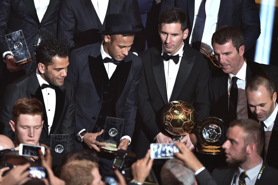 Galeri Jepretan Terbaik Gala Ballon d'Or 2015