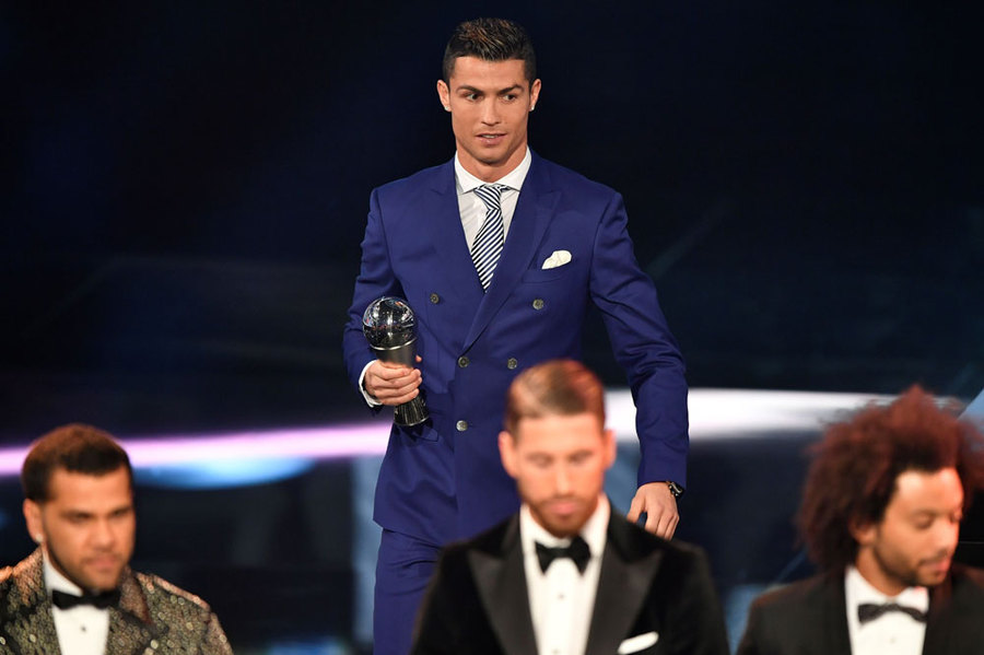 Ronaldo Berjaya di Malam Gala The Best FIFA