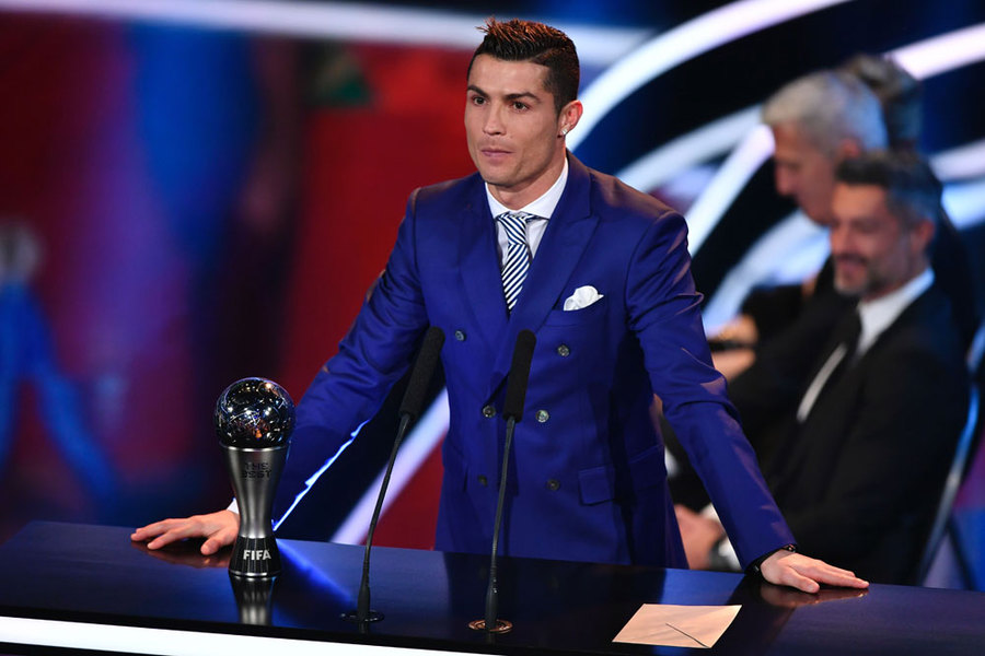 Ronaldo Berjaya di Malam Gala The Best FIFA