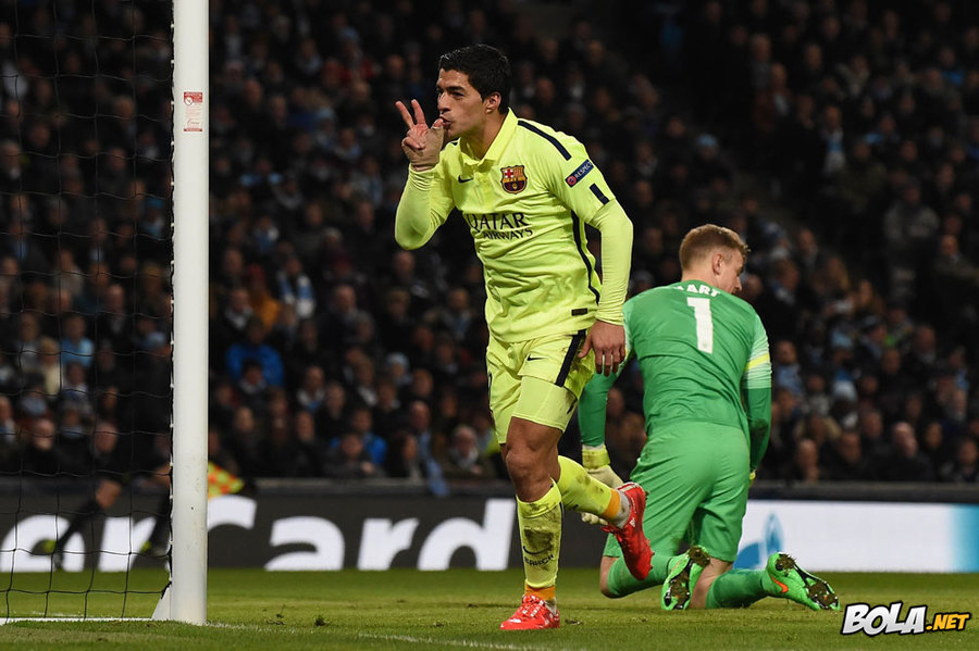 Luis Suarez Dua Gol, Penalti Messi Gagal