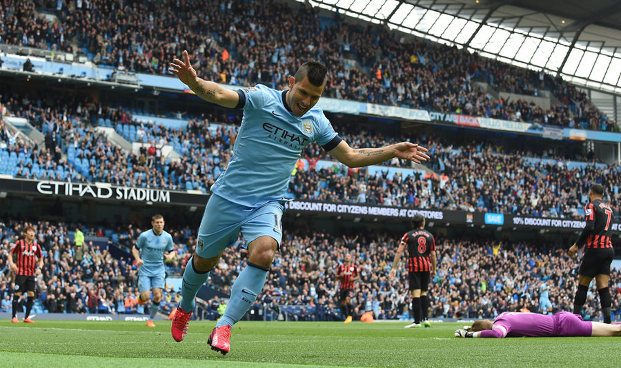Hattrick Aguero Pastikan QPR Terdegradasi