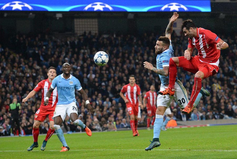 City Menang Dramatis Atas Sevilla