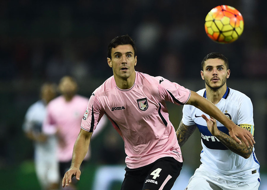 10 Pemain Inter Tertahan di Markas Palermo