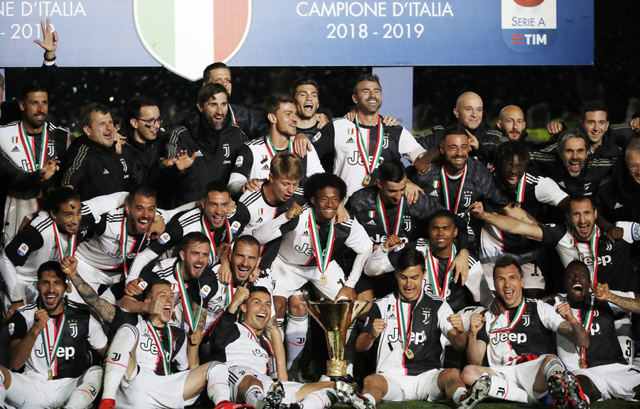 Pesta Juara Juventus di Allianz