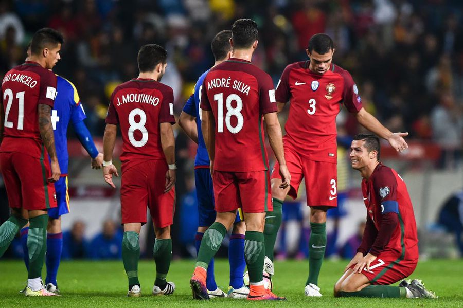 Empat Gol Ronaldo Bawa Portugal bantai Andorra