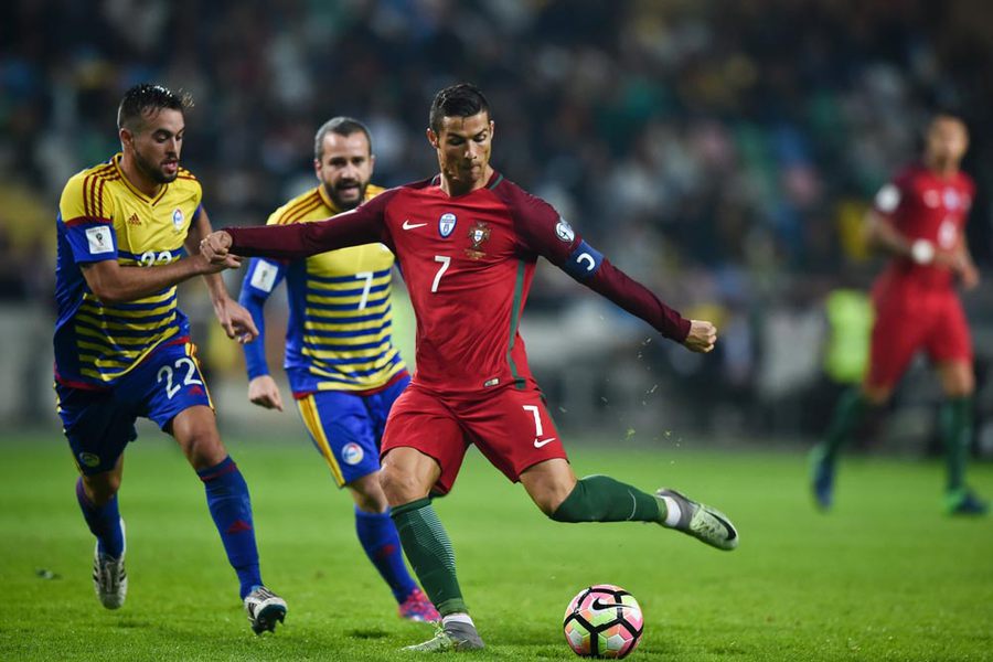 Empat Gol Ronaldo Bawa Portugal bantai Andorra
