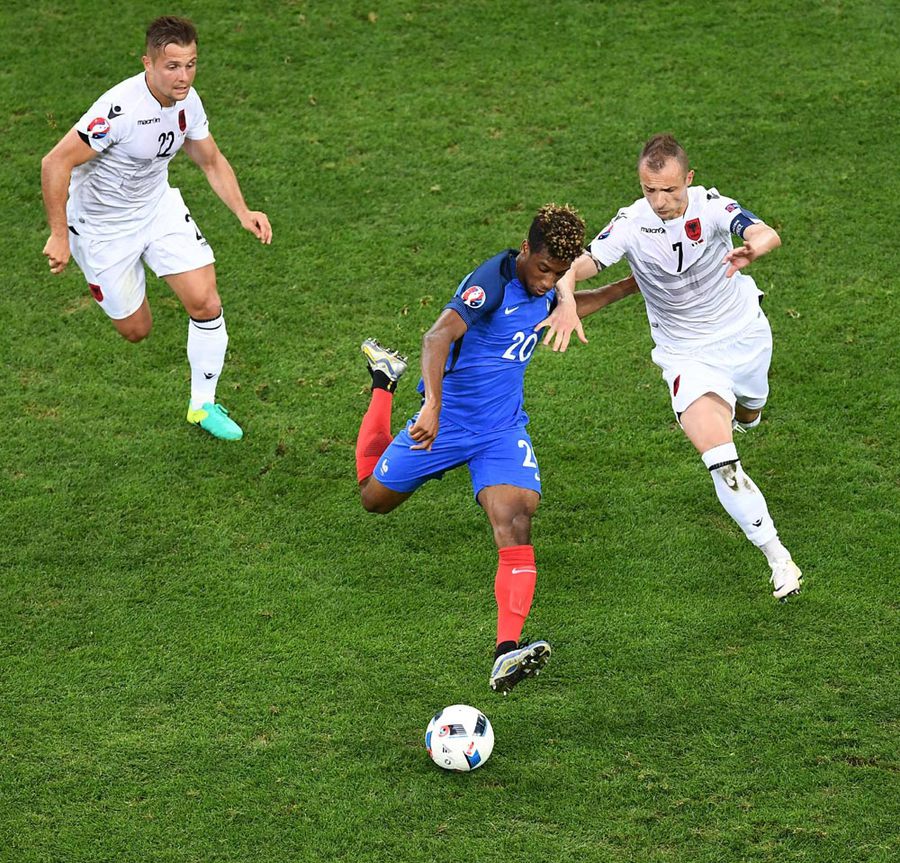 Prancis Menang dramatis Atas Albania