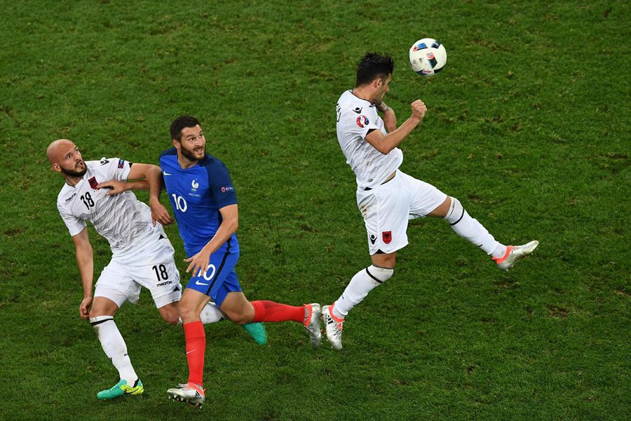 Prancis Menang dramatis Atas Albania