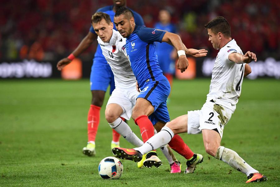 Prancis Menang dramatis Atas Albania