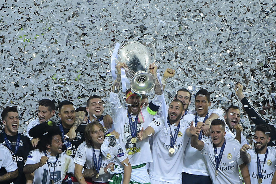 Real Madrid Raih Trofi Liga Champions