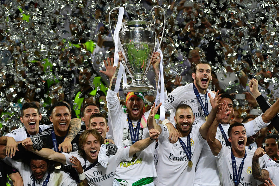 Real Madrid Raih Trofi Liga Champions