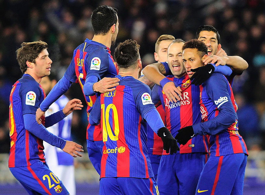 Gol Tunggal Neymar Runtuhkan Kutukan Barca di Anoeta