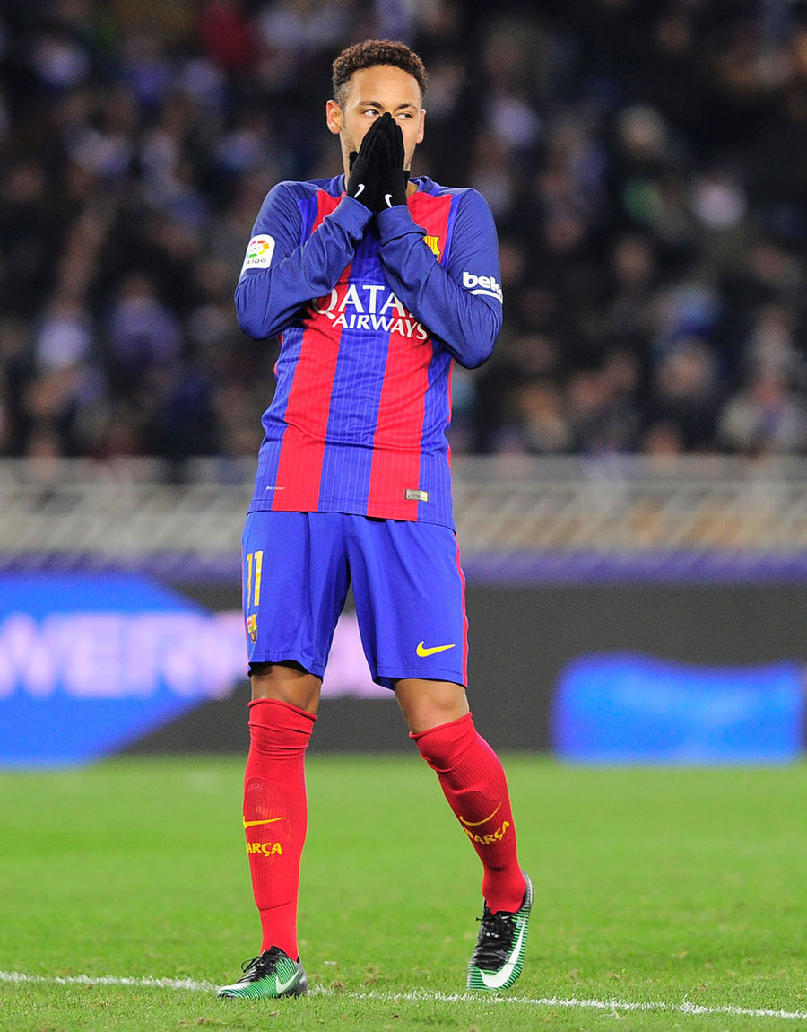 Gol Tunggal Neymar Runtuhkan Kutukan Barca di Anoeta
