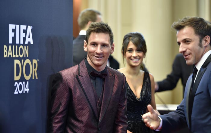 Barisan Bintang di Red Carpet Ballon d'Or 2014