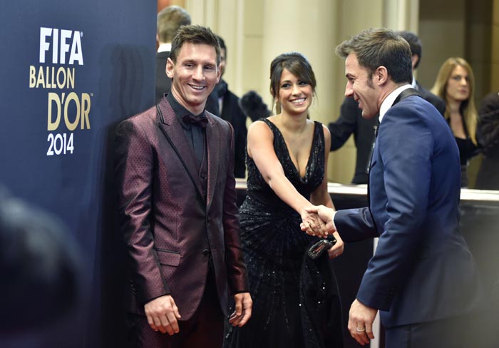 Barisan Bintang di Red Carpet Ballon d'Or 2014