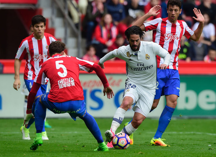 Tanpa BBC, Madrid Susah Payah Tundukkan Sporting