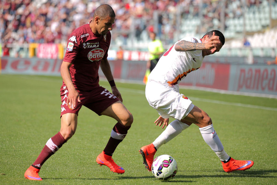 Ditahan Torino, Roma Melorot