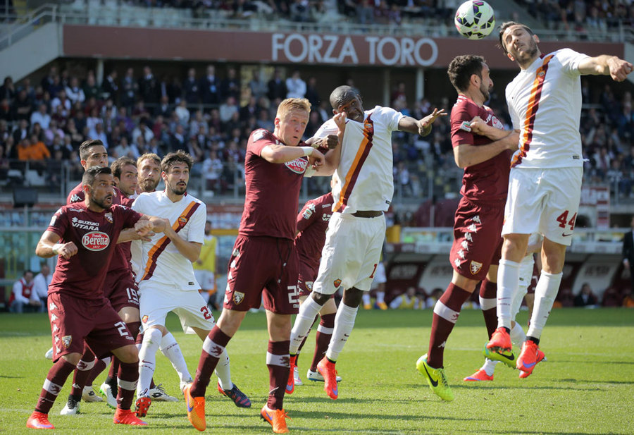 Ditahan Torino, Roma Melorot