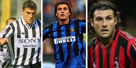 نتيجة بحث الصور عن ‪christian vieri juventus inter‬‏