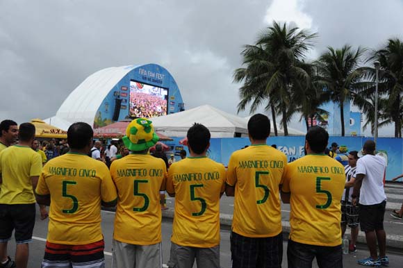 Suporter Brasil vs Jerman