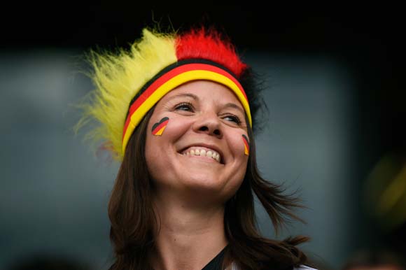 Suporter Brasil vs Jerman