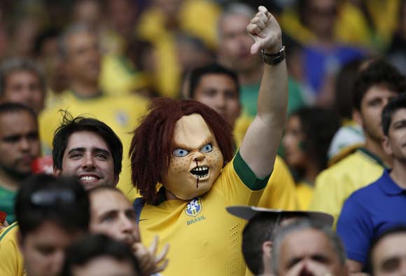 Suporter Brasil vs Jerman