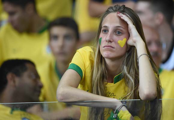 Suporter Brasil vs Jerman