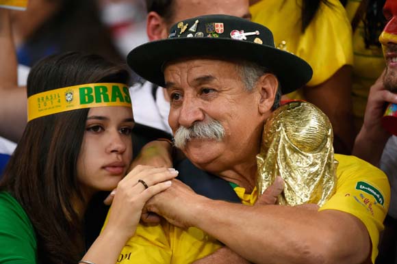 Suporter Brasil vs Jerman