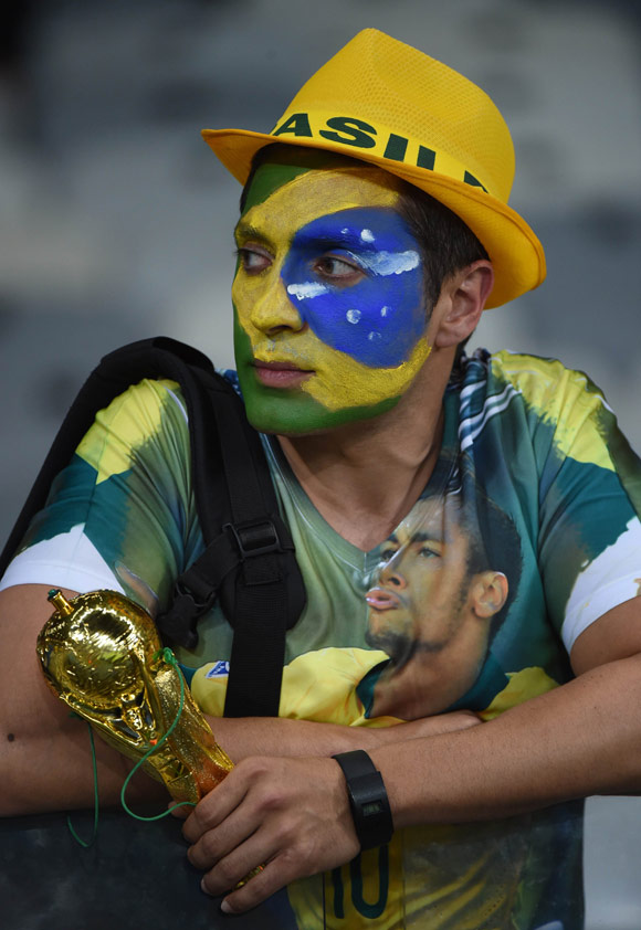 Suporter Brasil vs Jerman