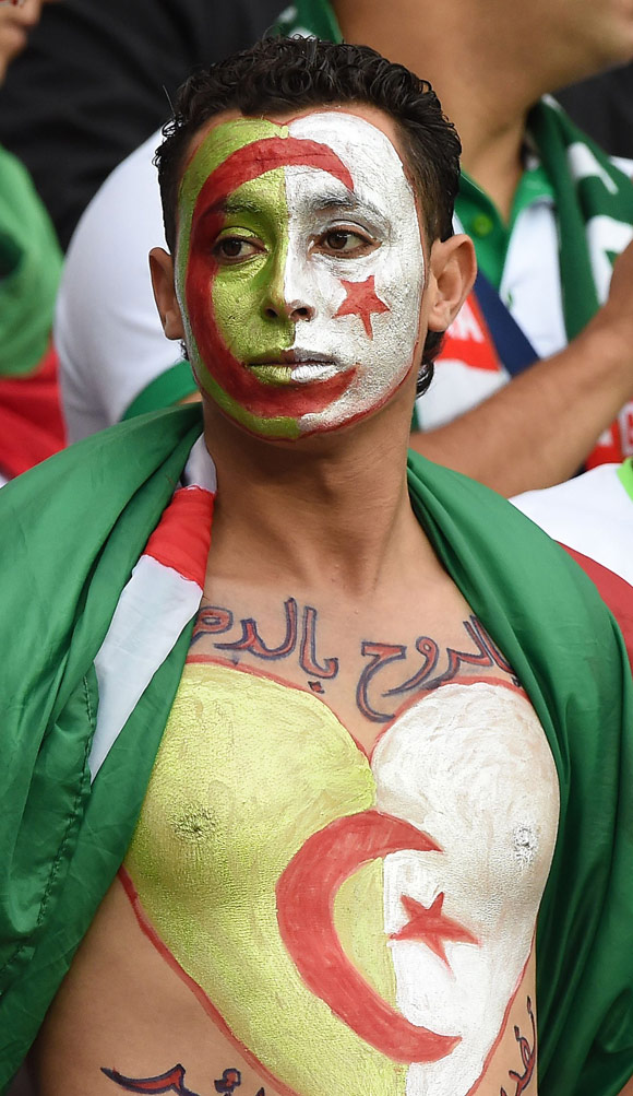 Suporter Jerman vs Aljazair
