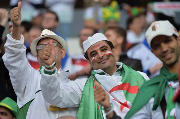 Suporter Jerman vs Aljazair
