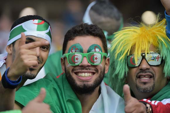 Suporter Jerman vs Aljazair