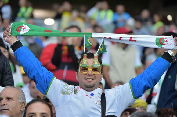 Suporter Jerman vs Aljazair