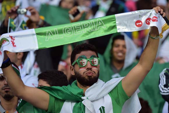 Suporter Jerman vs Aljazair