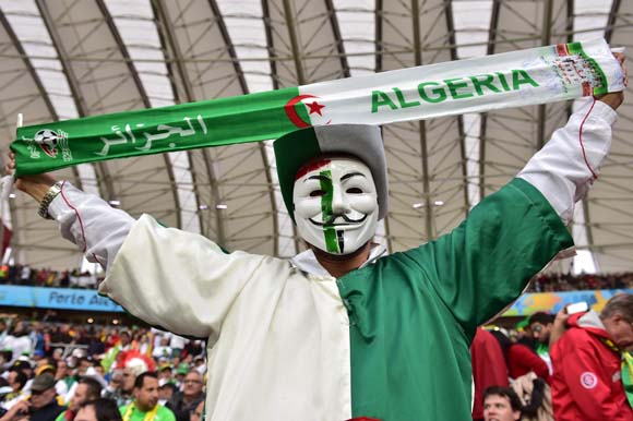 Suporter Jerman vs Aljazair