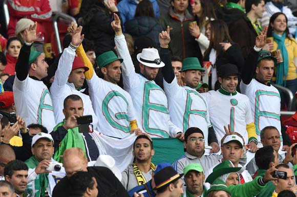 Suporter Jerman vs Aljazair
