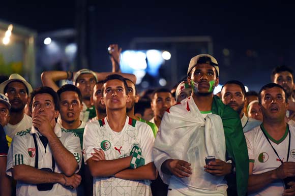 Suporter Jerman vs Aljazair