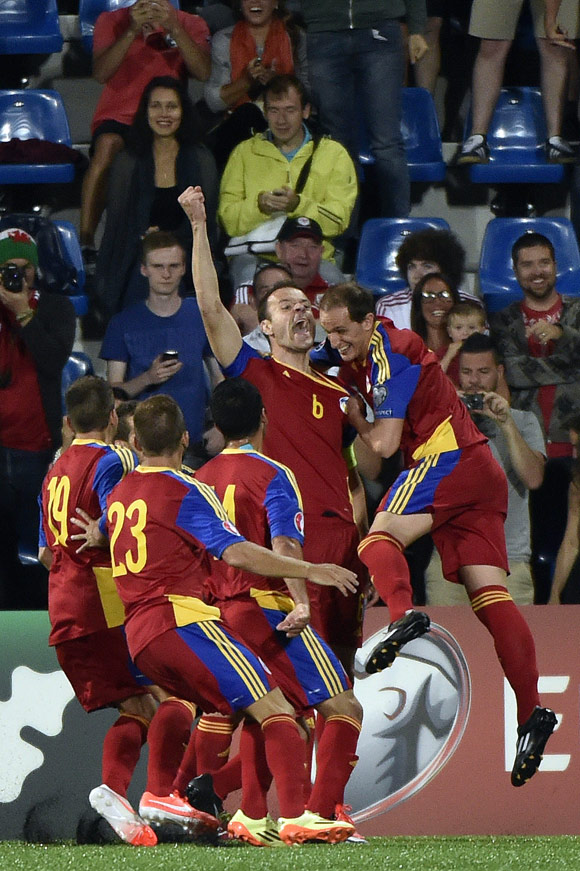 Selebrasi Gol Andorra