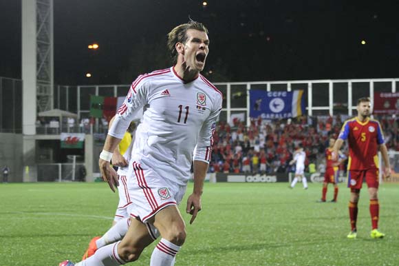 Selebrasi Gareth Bale