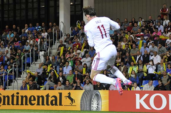 Selebrasi Gareth Bale