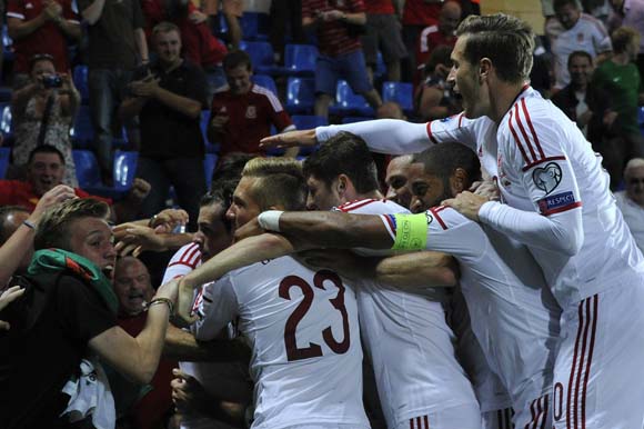 Selebrasi Kemenangan Wales