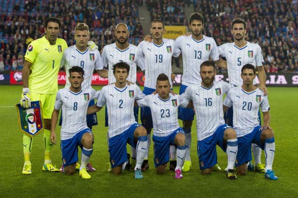 Starting XI Italia