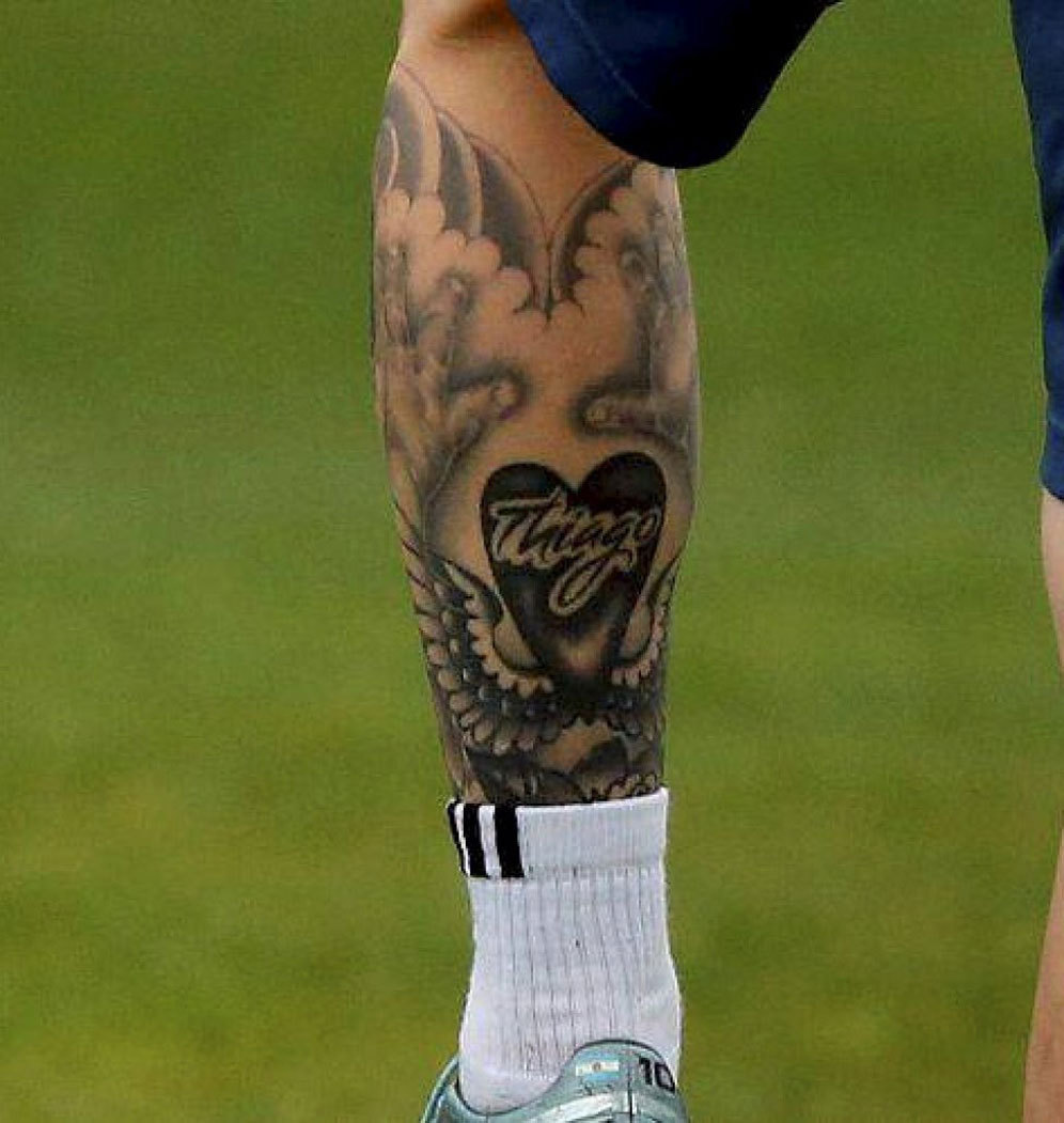 Galeri Foto Evolusi Tato Kaki Kiri Lionel Messi Lionel Messi