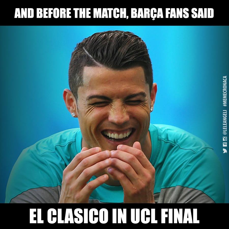 Meme Kocak Barcelona Tersingkir Dari Liga Champions Reaksi Ronaldo