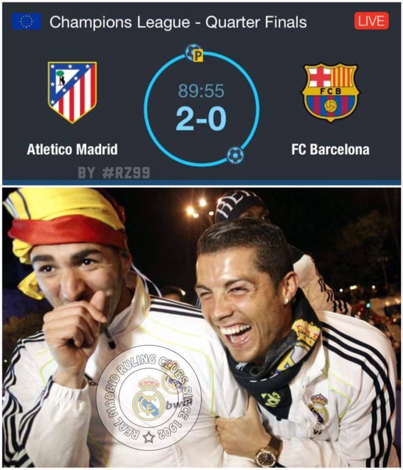 Gambar Meme Lucu Barcelona Vs Real Madrid DP BBM Lucu Untuk Hari Ini