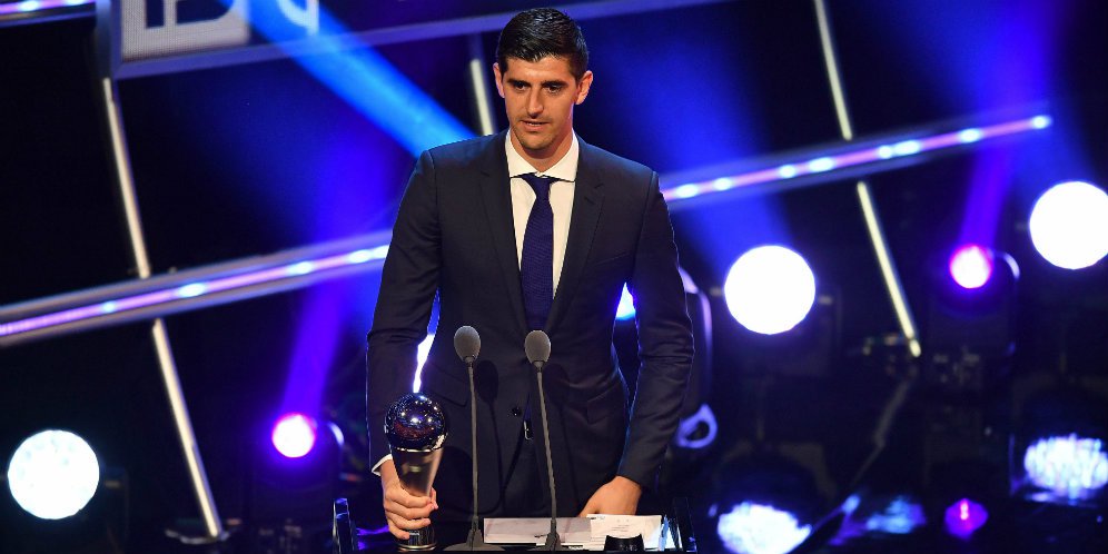 Courtois Menang Penghargaan Kiper Terbaik Tapi Tak Masuk FIFPro XI