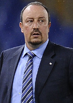 Rafael Benitez (c) AFP