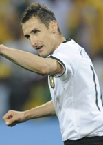 Miroslav Klose (c) AFP