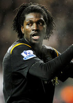 Emmanuel Adebayor, bisa kembali ke Inggris pekan ini. (c)Zimbio