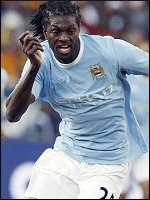 Emmanuel Adebayor, masih berkabung di Togo. (c)AP